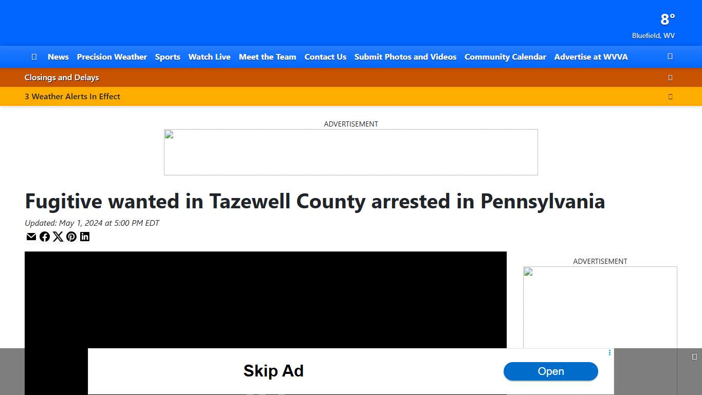 Fugitive wanted in Tazewell County arrested in Pennsylvania
